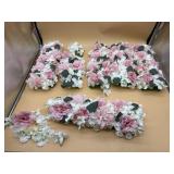 6-panel flower wall backgrounds set comes with