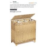 Laundry Hamper with 3 Removable Liner Bags