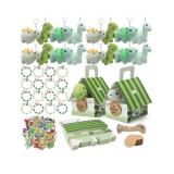 New Remuuly 88 Pcs 12 Sets Dinosaur Party Favor