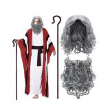 New Vinsatin 6 Pcs Mose Costume Satin Pesach