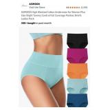 New XL ASIMOON High Waisted Cotton Underwear for