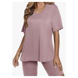 New 2XL AGSEEM Two Piece Outfits For Women Summer