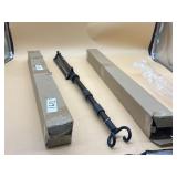 (Lot of two) Telescoping portable string light