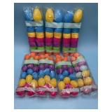 New 132-Pack Fillable Easter Eggs with Hinge Bulk