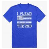 New Size M Distressed American Flag I Plead the