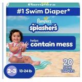Pampers Swim Diapers - Splashers - Size 2-3, 20