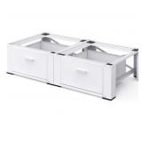 2 Pack Washer Dryer Pedestals with Drawer - 28"