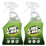 New Lot of 2 Lime-A-Way Cleaner, 22 Fluid Ounce -