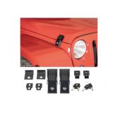New Hood Latches Locking Hood Catch Kit Aluminum