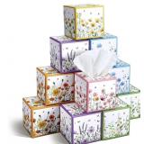 New Fourluoo 12 Pack Fall Floral Facial Tissues