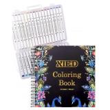 New 36 Colors Alcohol Markers & Coloring Book for