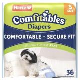 Hartz Disposable Dog Diapers, Size S 36 count,