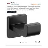 New Delta Ara (1-Pack) Towel Hooks Matte Black