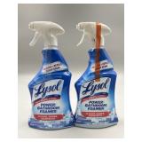 New Lot of 2 Lysol Bathroom Cleaner Spray, for