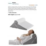 Bedluxe Wedge Pillow Headboard, 3PCS Orthopedic
