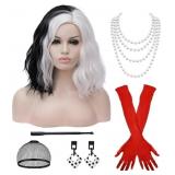 New Mildiso Cruella Deville Costume Women Girls