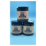 Lot of 3 Johnny Slicks Organic Oil Based Pomade