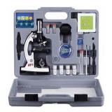 New AmScope 120X-1200X 52-pcs Beginner Microscope