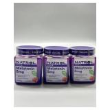 New Lot of 3, Natrol Melatonin Gummies, Sleep