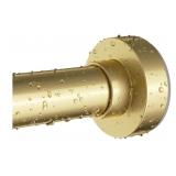 New Gold Shower Curtain Rod 34-96 Inches(2.8-8ft)
