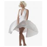 New Size XL Marilyn Monroe Deluxe White Halter