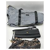 Lot of 3 Womenï¿½s Bags, Includes Expandable Travel