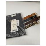 YARIEW 4 Pack Leopard Belts for Women Leather