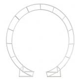Metal Arch for Ceremony,6.5 Feet Double Round