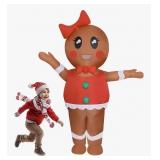 Christmas Inflatable Gingerbread Man Costume