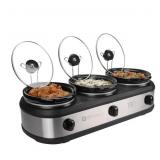 New TRU Triple Buffet Server - Three 2.5 Quart