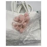 Paterr 6 Pack Personalized Wedding Canvas Tote