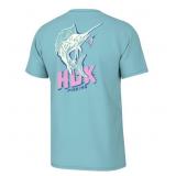 New HUK Mens Fishing Graphic Tee, Performance