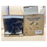 JUOIFIP Upgraded Heat Powered Wood Stove Fan,