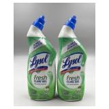New Lot of 2 Lysol Toilet Bowl Cleaner Gel,