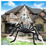 BOSONER Halloween Decorations Outdoor Spider Webs: