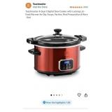 Toastmaster 4-Quart Digital Slow Cooker with
