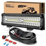 NAOEVO 12 Inch LED Light Bar, 300W 30000LM LED Off