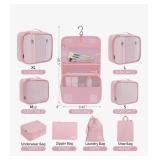 New BAGAIL 8 Set Packing Cubes Various Sizes