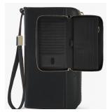 Large Travel Wallet for Women,RFID Zipper Wallet