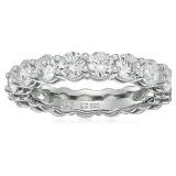 Amazon Essentials Eternity Band Cubic Zirconia Dem