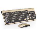 Wireless Keyboard and Mouse Ultra Slim Combo, TopM
