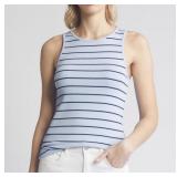New Size M NIC+ZOE Women's Wide Stripe Rib Knit