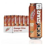 New Mountain Dew Kickstart, Orange Citrus, 92mg