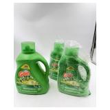 Gain laundry detergent, lot of 3 bottles 90% full