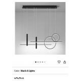 6 Lights LED Island Light, 39.4 Inch Creative