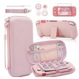 Pink Travel Carrying Case Accessories Kit for