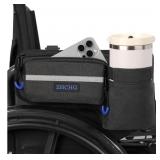 New Upgraded Wheelchair Side Bag with Cup Holder,