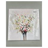 Youze Bathroom Wall Decor, Flower Canvas Wall