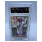 VINTAGE GRADED BARRY LARKIN ROOKIE 1987 TOPPS
