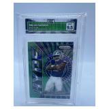 GRADED MICAH PARSONS 2023 PRIZMHYPE GREEN PRIZM